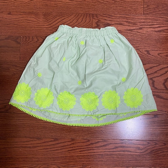 Crewcuts Green Flower Skirt - Picture 3 of 3
